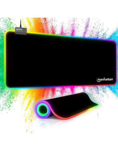 Tappetino Mouse Gaming XXL Illuminazione LED Effetti Luce RGB