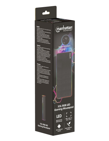 Tappetino Mouse Gaming XXL Illuminazione LED Effetti Luce RGB