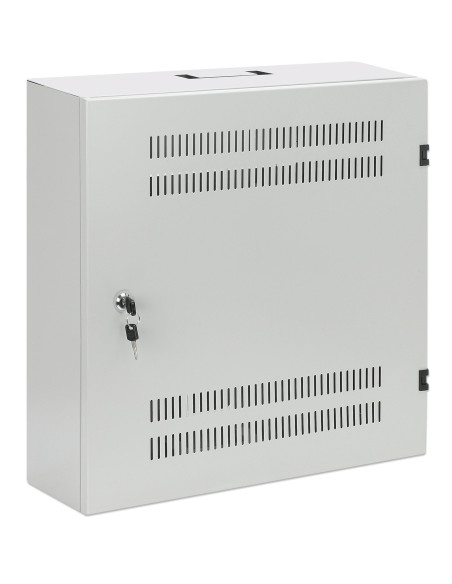 Armadio 19'' a muro a basso profilo con montanti orizzontali 4U e verticali 2U