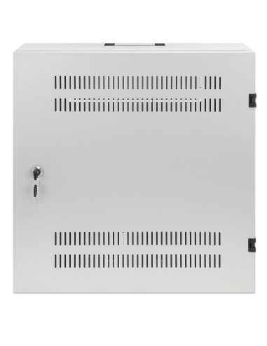 Armadio 19'' a muro a basso profilo con montanti orizzontali 4U e verticali 2U