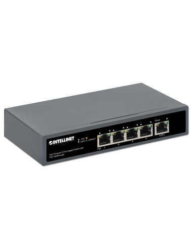 Switch Gigabit a 5 Porte con Alimentazione PoE Passante
