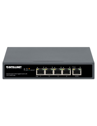 Switch Gigabit a 5 Porte con Alimentazione PoE Passante