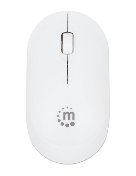 Mouse Ottico Wireless USB 1000 Dpi Bianco