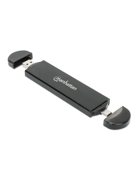 Box Esterno USB SSD M.2 NVMe e SATA Connessioni USB-C&trade e USB A