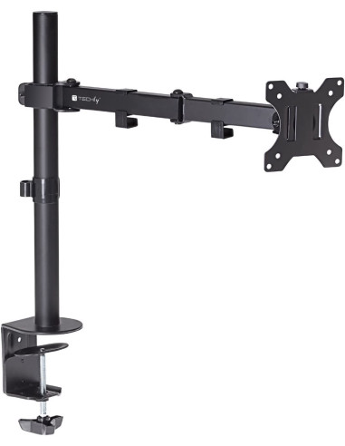 Supporto da Scrivania per Monitor 13-27'' Doppio Snodo di Regolazione