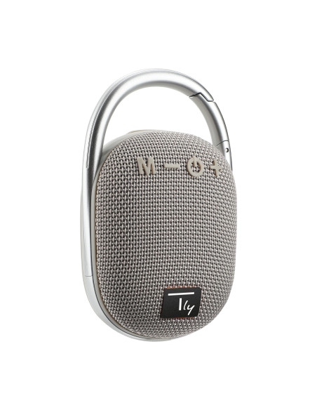 Mini Altoparlante Wireless BT V5.3 Speaker Luce LED Vivavoce TF USB Grigio