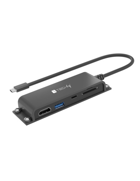 Docking Station 5 in 1 USB-C&trade Hub HDMI con Lettore Micro SD/SD