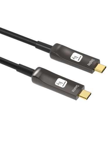 Cavo Audio/Video Ottico Attivo USB-C&trade M/M AOC Fibra Ottica 4K 20m