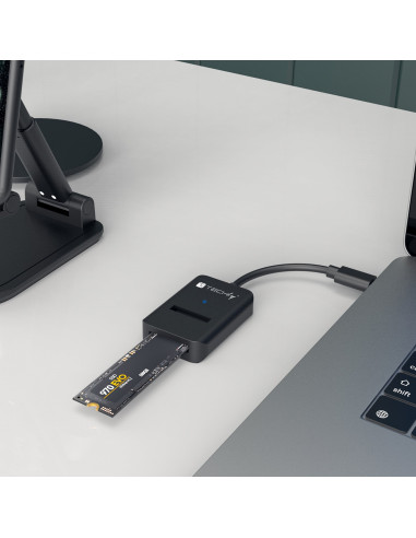 Adattatore SSD da USB-C&trade a NVMe/SATA M.2