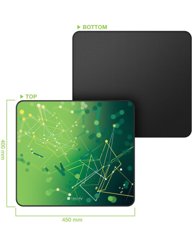 Tappetino Gaming Antiscivolo XL 450 x 400 mm Verde