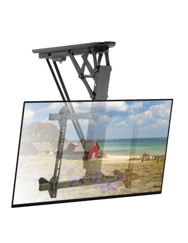 Supporto TV Motorizzato da Soffitto Inclinabile Integrazione Smart Home per TV da 32 a 70''