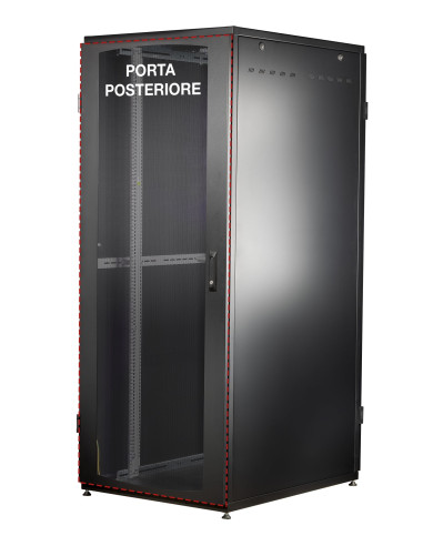 Armadio Server Rack NextGen 1000 19'' 800x1000 47U Nero Porta Grigliata