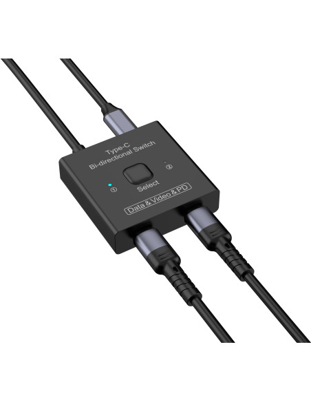 Switch Bidirezionale 8K USB-C&trade 2 vie