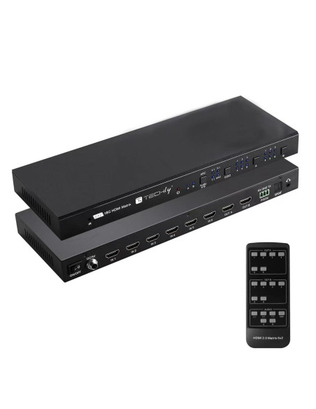 Matrix HDMI 2.0 6X 2 18Gbps 4k@60Hz con Audio e ARC
