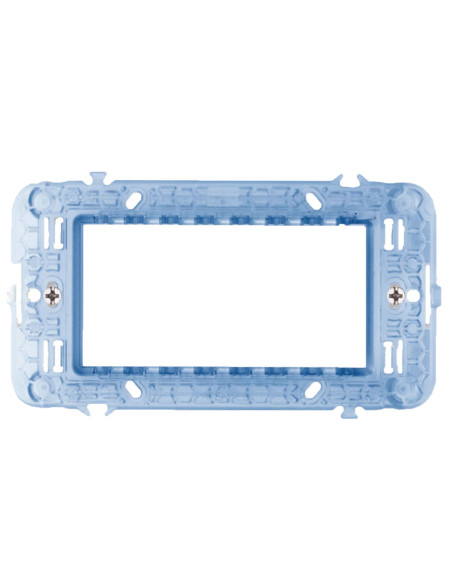 Supporto con Viti S44 per Scatole Rettangolari 4 Moduli