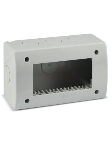 Contenitore Autoportante IP40 S44 per Minicanali 4 Moduli Bianco
