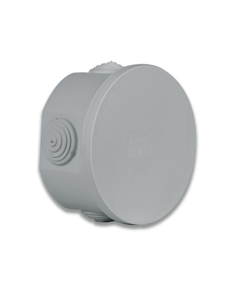 Scatola Rotonda IP44 di Derivazione da Parete con Passacavi