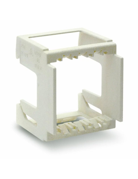 Supporto 2 Moduli S44 per Guida EN50022 Larghezza Pari a 3 Moduli DIN