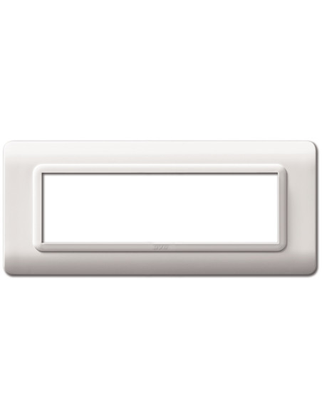 Placca Tecnopolimero S44 7 Moduli Bianco