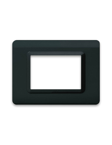 Placca Tecnopolimero S44 3 Moduli Grigio