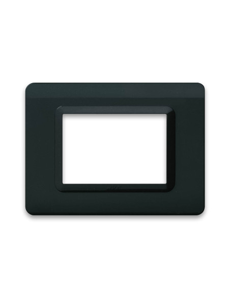 Placca Tecnopolimero S44 3 Moduli Grigio