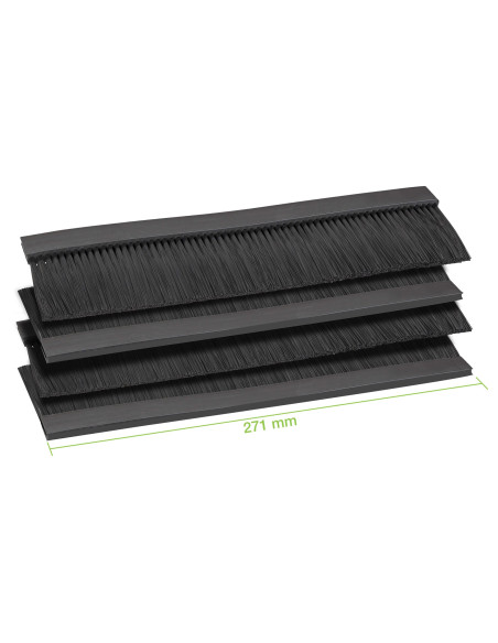 Quattro Spazzole Ingresso Cavi per Armadio Rack 271 mm