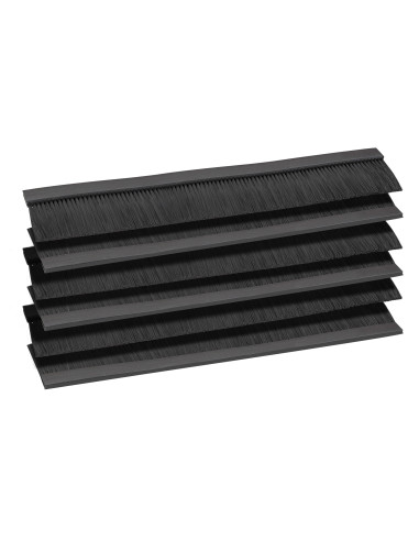 Sei Spazzole Ingresso Cavi per Armadio Rack 380 mm