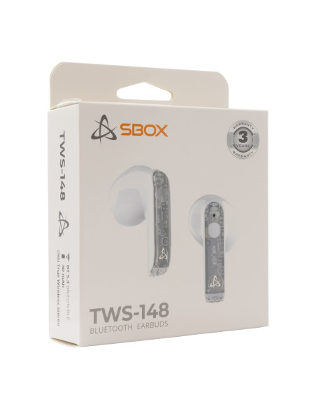 Cuffie Auricolari Bluetooth con Microfono EB-TWS148 Bianco