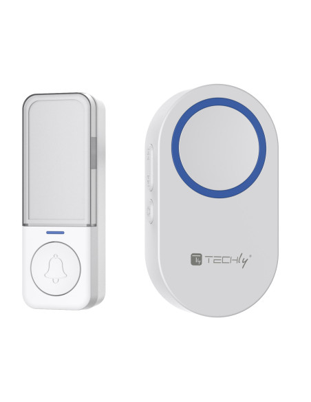Kit Campanello Wireless fino a 180m con Pulsante IP56 Battery Free