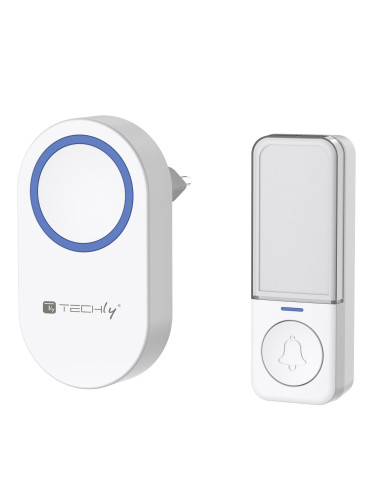 Kit Campanello Wireless fino a 180m con Pulsante IP56 Battery Free