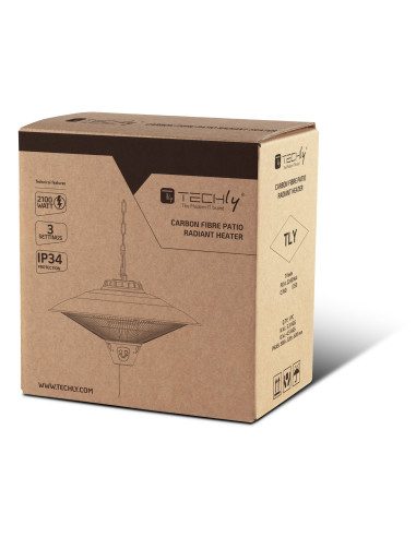 Riscaldatore Radiante da Soffitto per Interno Esterno IP34 2100W