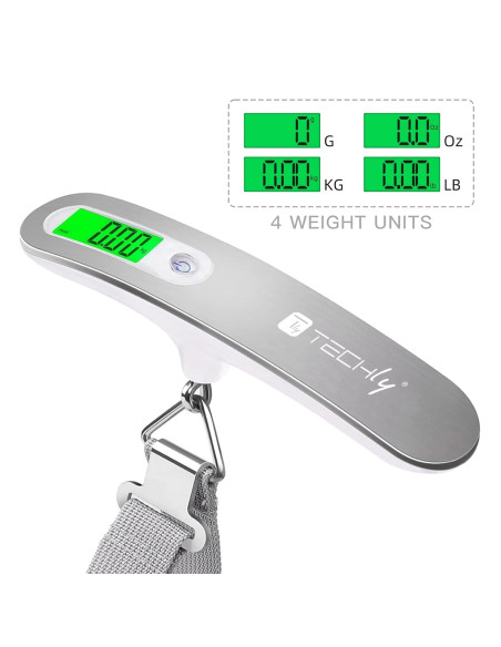Pesa Valigie Digitale Capacit&agrave 50 kg Silver