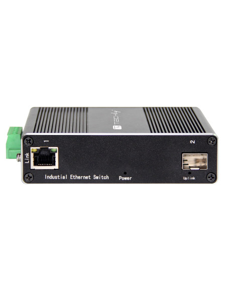 Convertitore Ethernet Industriale Gigabit 1 porta RJ45 a 1 porta SFP Non Gestito