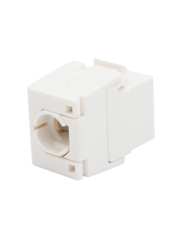 Frutto Keystone RJ45 Cat.6 UTP 180&deg Toolless Bianco