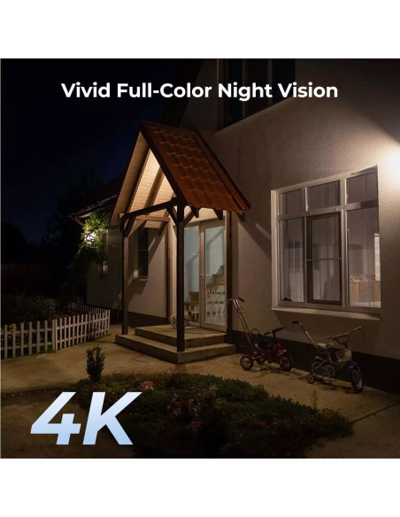 Videocamera di Sorveglianza 4K 8MP Argus PT Ultra con Pannello Solare
