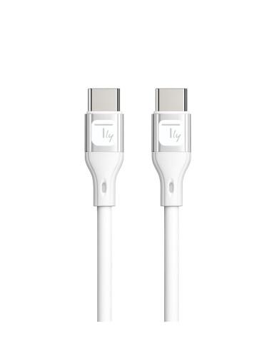 Cavo USB-C&trade Maschio/Maschio USB 2.0 in Silicone 1m Bianco