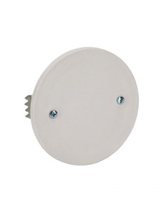 Coperchio con Graffe per Scatola da Incasso &oslash65mm Bianco 2