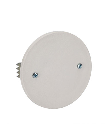 Coperchio con Graffe per Scatola da Incasso &oslash65mm Bianco