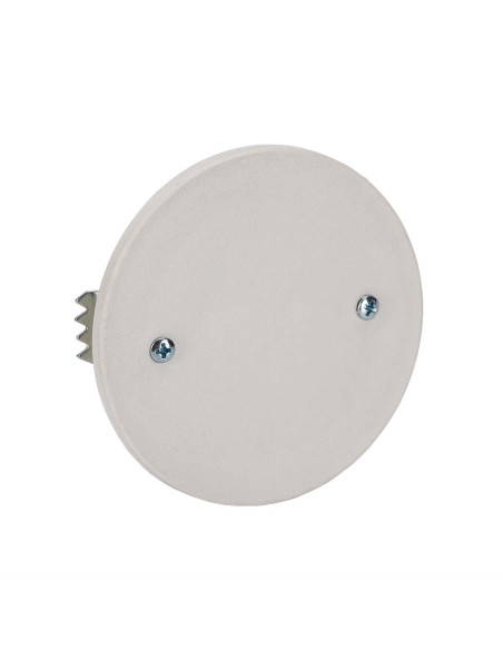 Coperchio con Graffe per Scatola da Incasso &oslash65mm Bianco