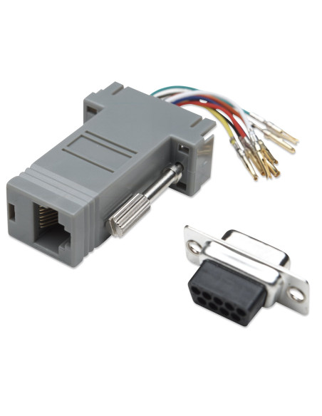 Adattatore Modulare DB 9p.F / RJ45 8 fili