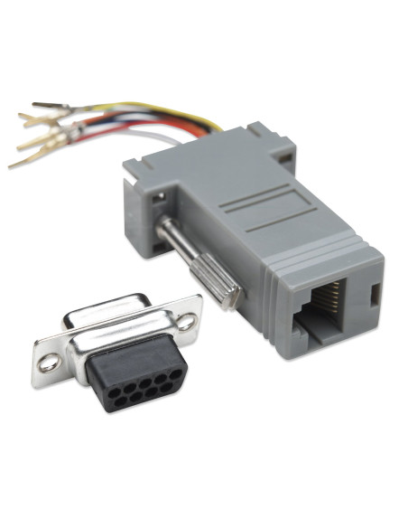 Adattatore Modulare DB 9p.F / RJ45 8 fili