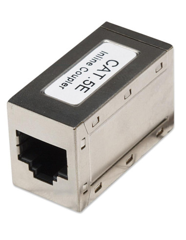 Accoppiatore RJ45 Schermato Cat. 5E Femmina/Femmina
