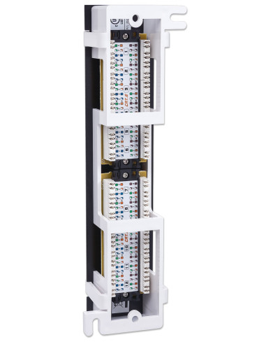 Pannello Patch 12 Porte UTP Cat6 Installazione a Muro