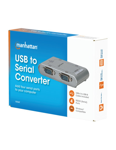 Convertitore da USB a 4 porte seriali