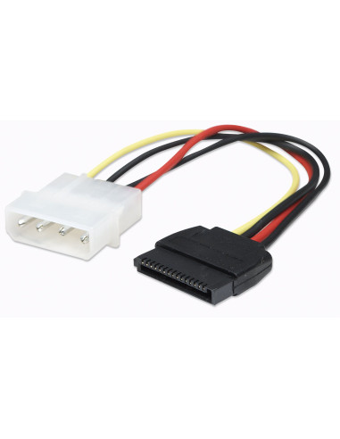 Cavo alimentazione SATA Molex 4pin M/SATA 15pin F