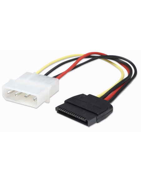 Cavo alimentazione SATA Molex 4pin M/SATA 15pin F