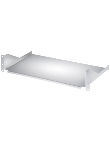 Mensola per Rack 19'' 250 mm 2U Grigia 2 punti