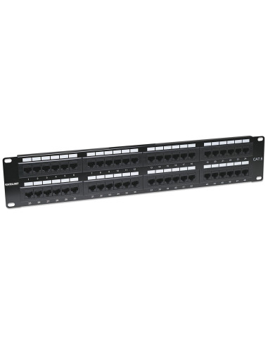 Pannello Patch UTP 48 posti RJ45 cat. 6
