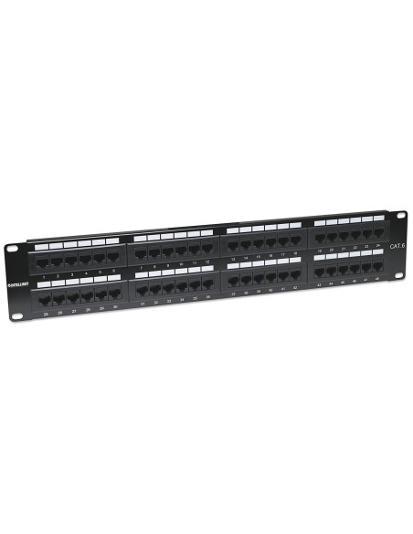 Pannello Patch UTP 48 posti RJ45 cat. 6