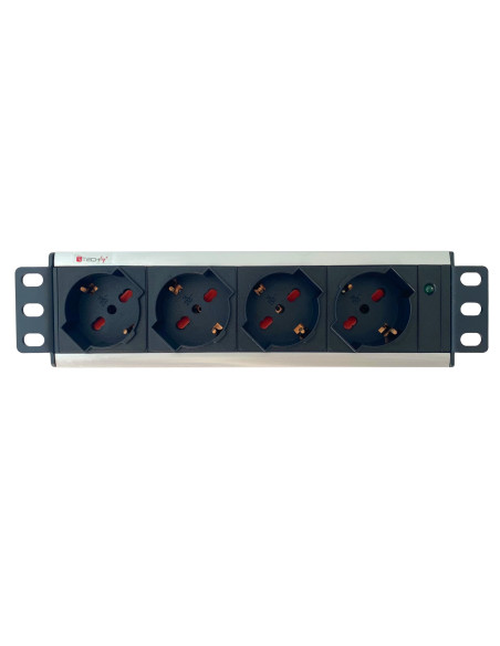 Multipresa Universale 4 Posti da Rack 10'' Spina Italiana 1